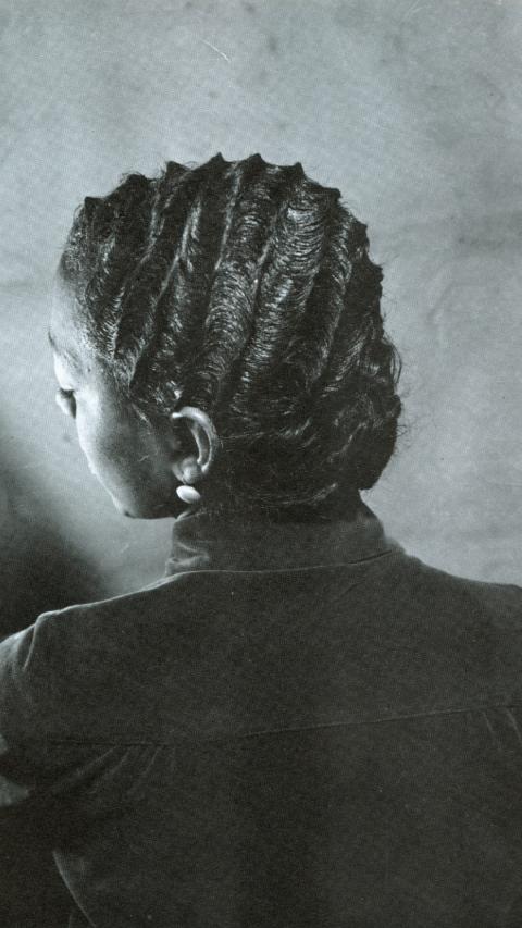 A hairstyle by Winifred Hall Allen