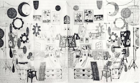 Michelle Weinberg. The Studio and Its Double