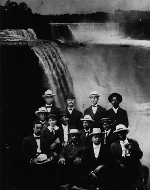 Founding members of the Niagara Movement, the forerunner of the National Association for the Advancement of Colored People (NAACP). 1905